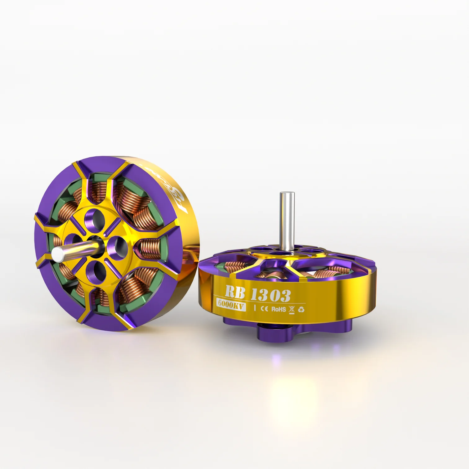 Flywoo ROBO 1303 6000KV FPV Motor – 2–4S Micro Freestyle (1 pc) | Zencopter